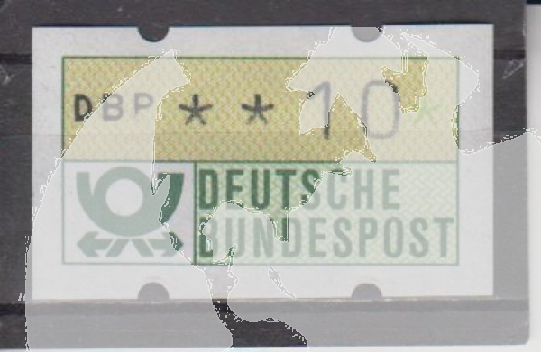 NSR ATM 1 - Wert 10 Pf ** - 1981